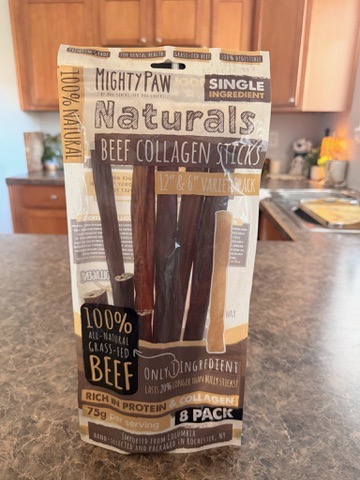 Mighty Paw collagen chew sticks for dogs