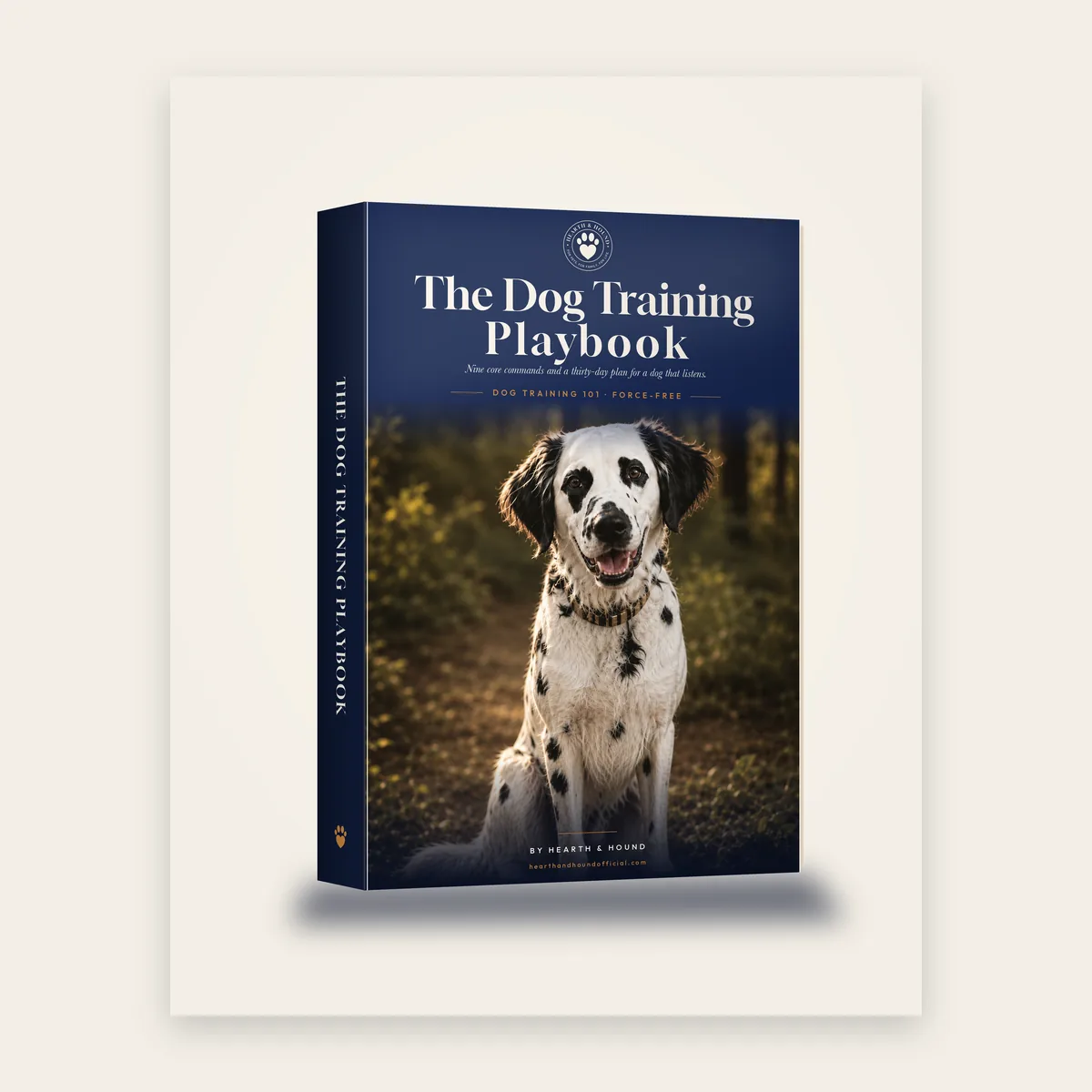 The Dog Training Playbook, front cover